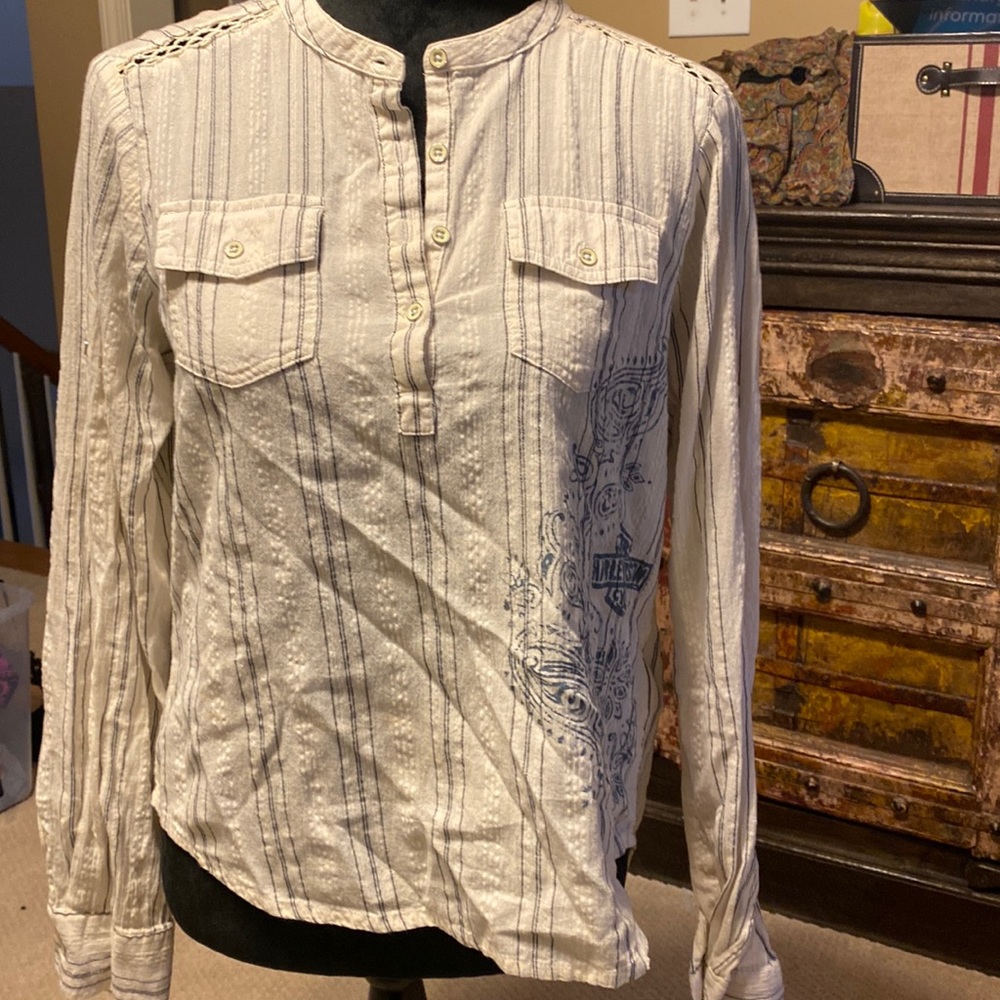 Harley Davidson 100% cotton button down